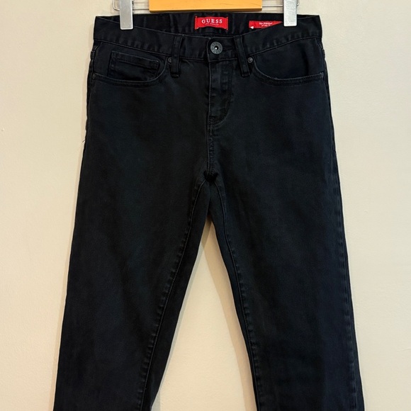 Guess Black Slim Straight Leg Jeans 29x32 - Picture 3 of 16